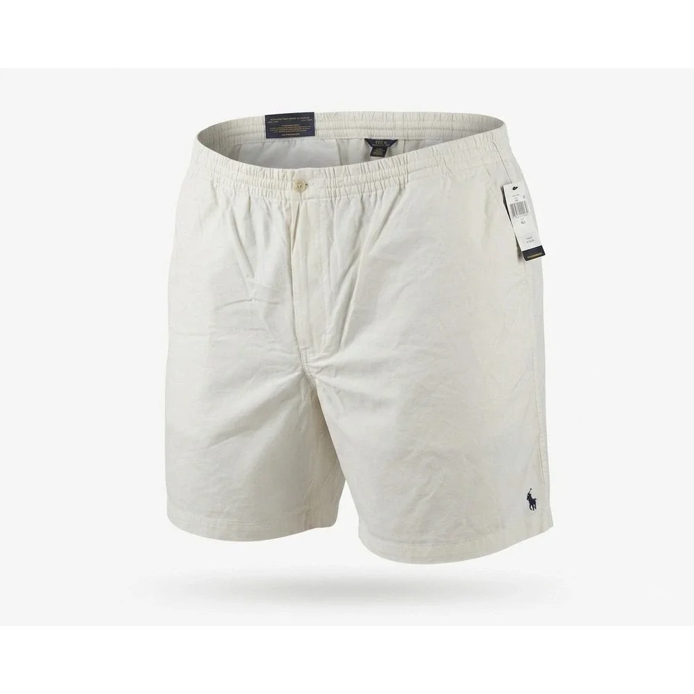 Polo Ralph Lauren 711858958003 Men's White Classic Chino Shorts. NWT. Size 4LT